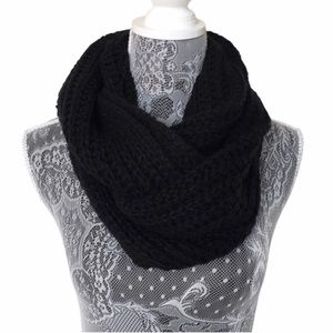 Cotton On | Black Infinity Knitted Scarf
